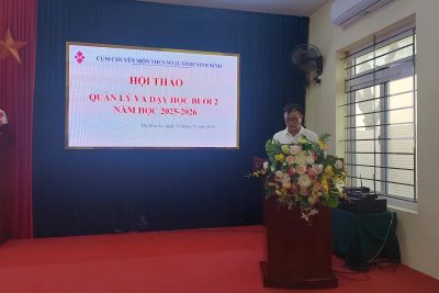 Hội thảo Quản lý và thực hiện dạy học buổi 2, năm học 2025 – 2026!